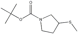 3-(Methylthio)-1-pyrrolidinecarboxylic acid,1,1-dimethylethylester CAS#: 164666-07-3