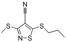 3-(Methylthio)-5-(propylthio)-4-isothiazolecarbonitrile CAS#: 37572-29-5