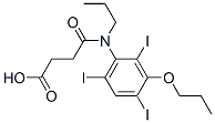 3-[[N-(3-Propoxy-2,4,6-triiodophenyl)-N-propylamino]carbonyl]propionic acid CAS#: 37938-70-8