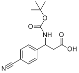 3-N-Boc-3-(4-cyanophenyl)propionic acid CAS#: 282524-88-3