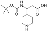 3-N-Boc-Amino-3-piperidin-4-ylpropionic acid CAS#: 372144-03-1
