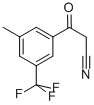 3-OXO-3-(3-METHYL-5-TRIFLUOROMETHYLPHENYL)-PROPIONITRILE CAS#: 267880-84-2
