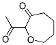 3-Oxepanone, 2-acetyl- (9CI) CAS#: 128372-38-3