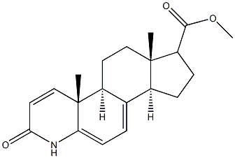 3-Oxo-4-azaandrosta-1,5,7-triene-17-carboxylic Acid Methyl Ester CAS#: 166896-63-5