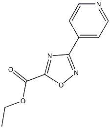 3-PYRIDIN-4-YL-[1,2,4]OXADIAZOLE-5-CARBOXYLIC ACID ETHYL ESTER CAS#: 163719-80-0