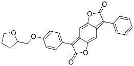 3-Phenyl-7-[4-(tetrahydrofurfuryloxy)phenyl]-1,5-dioxa-S-indacen-2,6-dione CAS#: 134724-55-3