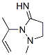 3-Pyrazolidinimine, 1-methyl-2-(1-methyl-2-propenyl)- (9CI) CAS#: 117767-34-7