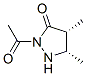 3-Pyrazolidinone, 2-acetyl-4,5-dimethyl-, cis- (9CI) CAS#: 130064-85-6