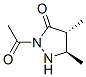 3-Pyrazolidinone, 2-acetyl-4,5-dimethyl-, trans- (9CI) CAS#: 130064-86-7
