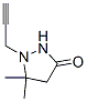3-Pyrazolidinone, 5,5-dimethyl-1-(2-propynyl)- (9CI) CAS#: 131391-07-6