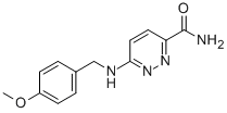 3-Pyridazinecarboxamide, 6-[[(4-methoxyphenyl)methyl]amino]- CAS#: 147165-04-6