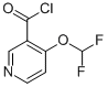 3-Pyridinecarbonyl chloride, 4-(difluoromethoxy)- (9CI) CAS#: 141311-99-1