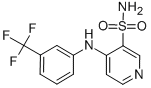 3-Pyridinesulfonamide, 4-((3-(trifluoromethyl)phenyl)amino)- CAS#: 38030-43-2