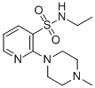 3-Pyridinesulfonamide, N-ethyl-2-(4-methyl-1-piperazinyl)- CAS#: 38030-54-5