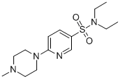 3-Pyridinesulfonamide, N,N-diethyl-6-(4-methyl-1-piperazinyl)- CAS#: 38029-94-6