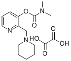 3-Pyridinol, 2-(1-piperidinylmethyl)-, dimethylcarbamate, oxalate CAS#: 169128-47-6