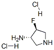 3-Pyrrolidinamine,4-fluoro-,dihydrochloride,trans-(9CI) CAS#: 125197-40-2