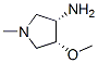 3-Pyrrolidinamine,4-methoxy-1-methyl-,cis-(9CI) CAS#: 128757-97-1