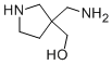 3-Pyrrolidinemethanol,3-(aminomethyl)-(9CI) CAS#: 162687-14-1