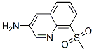 3-Quinolinamine,  8-(methylsulfonyl)- CAS#: 347146-20-7