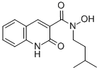 3-Quinolinecarboxamide, 1,2-dihydro-N-hydroxy-N-(3-methylbutyl)-2-oxo- CAS#: 128366-06-3