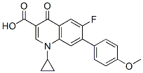 3-Quinolinecarboxylic acid, 1-cyclopropyl-6-fluoro-1,4-dihydro-7-(4-me thoxyphenyl)-4-oxo- CAS#: 152247-02-4