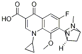 3-Quinolinecarboxylic acid, 1-cyclopropyl-6-fluoro-1,4-dihydro-8-Methoxy-7-(5-Methyl-2,5-diazabicyclo[2.2.1]hept-2-yl)-4-oxo-, (1S)- (9CI) CAS#: 135235-87-9