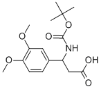 3-TERT-BUTOXYCARBONYLAMINO-3-(3,4-DIMETHOXY-PHENYL)-PROPIONIC ACID CAS#: 284492-37-1