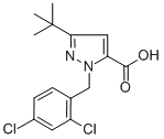 3-(TERT-BUTYL)-1-(2,4-DICHLOROBENZYL)-1H-PYRAZOLE-5-CARBOXYLIC ACID CAS#: 306937-02-0