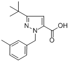 3-(TERT-BUTYL)-1-(3-METHYLBENZYL)-1H-PYRAZOLE-5-CARBOXYLIC ACID CAS#: 306937-00-8