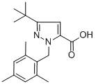 3-(TERT-BUTYL)-1-(MESITYLMETHYL)-1H-PYRAZOLE-5-CARBOXYLIC ACID CAS#: 306937-05-3