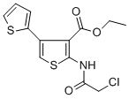 3-THIOPHENECARBOXYLIC ACID, 2-[(2-CHLOROACETYL)AMINO]-(2-THIENYL)-, ETHYL ESTER CAS#: 315676-33-6