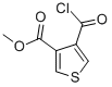 3-Thiophenecarboxylic acid, 4-(chlorocarbonyl)-, methyl ester (9CI) CAS#: 116722-20-4