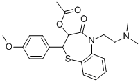 3-acetoxy-5-[2-(dimethylamino)ethyl]-2,3-dihydro-2-(4-methoxyphenyl)-1,5-benzothiazepin-4(5H)-one CAS#: 34933-06-7