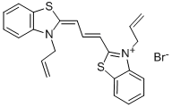 3-allyl-2-[3-[3-allylbenzothiazol-2(3H)-ylidene]prop-1-enyl]benzothiazolium bromide CAS#: 32835-27-1