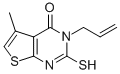 3-allyl-2-mercapto-5-methylthieno[2,3-d]pyrimidin-4(3H)-one CAS#: 126637-05-6