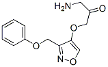 (3-amino-2-oxypropoxy)phenoxymethylisoxazole CAS#: 125992-10-1