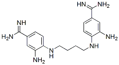 3-amino-4-[4-[(2-amino-4-carbamimidoyl-phenyl)amino]butylamino]benzene carboximidamide CAS#: 125880-86-6