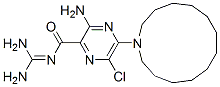 3-amino-5-(1-azacyclotridec-1-yl)-6-chloro-N-(diaminomethylidene)pyraz ine-2-carboxamide CAS#: 115087-91-7