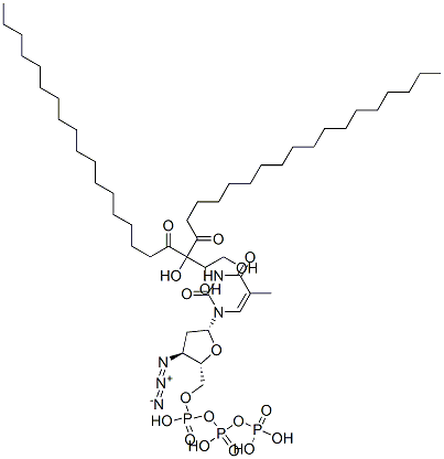 3'-azido-3'-deoxythymidine triphosphate distearoylglycerol CAS#: 156705-00-9