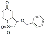 3-benzyloxy-2,3,3a,7a-tetrahydrobenzothiophen-5-(4H)-one-1,1-dioxide CAS#: 135138-42-0