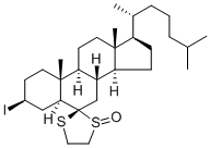 3-beta-Iodo-6,6-ethylene-alpha-sulfinyl-beta-thio-5-alpha-cholestane CAS#: 133331-36-9