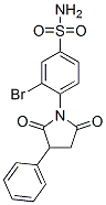 3-bromo-4-(2,5-dioxo-3-phenyl-pyrrolidin-1-yl)benzenesulfonamide CAS#: 30279-46-0
