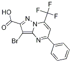 3-bromo-5-phenyl-7-(trifluoromethyl)pyrazolo[1,5-a]pyrimidine-2-carboxylic acid CAS#: 304687-28-3