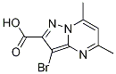3-bromo-5,7-dimethylpyrazolo[1,5-a]pyrimidine-2-carboxylic acid(SALTDATA: FREE) CAS#: 294194-46-0