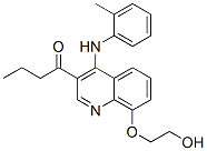 3-butyryl-4-(2-methylphenylamino)-8-(2-hydroxyethoxy)quinoline CAS#: 144453-77-0