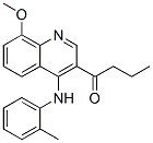 3-butyryl-4-(2-methylphenylamino)-8-methoxyquinoline CAS#: 115607-61-9