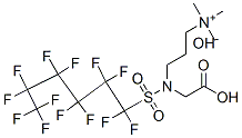 3-[(carboxymethyl)[(tridecafluorohexyl)sulphonyl]amino]propyltrimethylammonium hydroxide CAS#: 38850-52-1