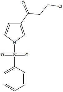 3-chloro-1-[1-(phenylsulfonyl)-1H-pyrrol-3-yl]-1-propanone CAS#: 123643-01-6
