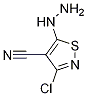 3-chloro-5-hydrazinylisothiazole-4-carbonitrile CAS#: 3866-31-7